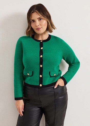 Phase Eight Tazted Knitwear Green Australia | JK0462519